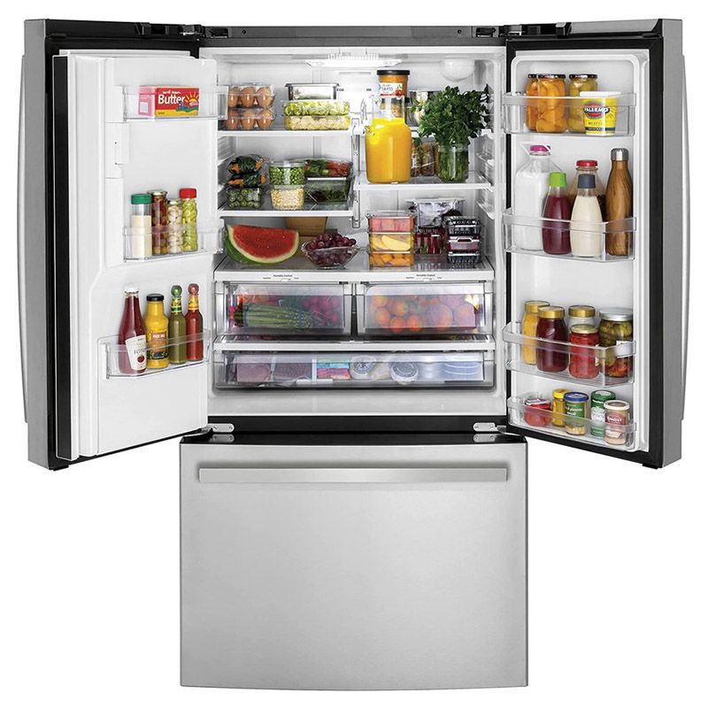 Mabe - 3 Door Refrigerator Stainless Steel w/ Bottom Freezer