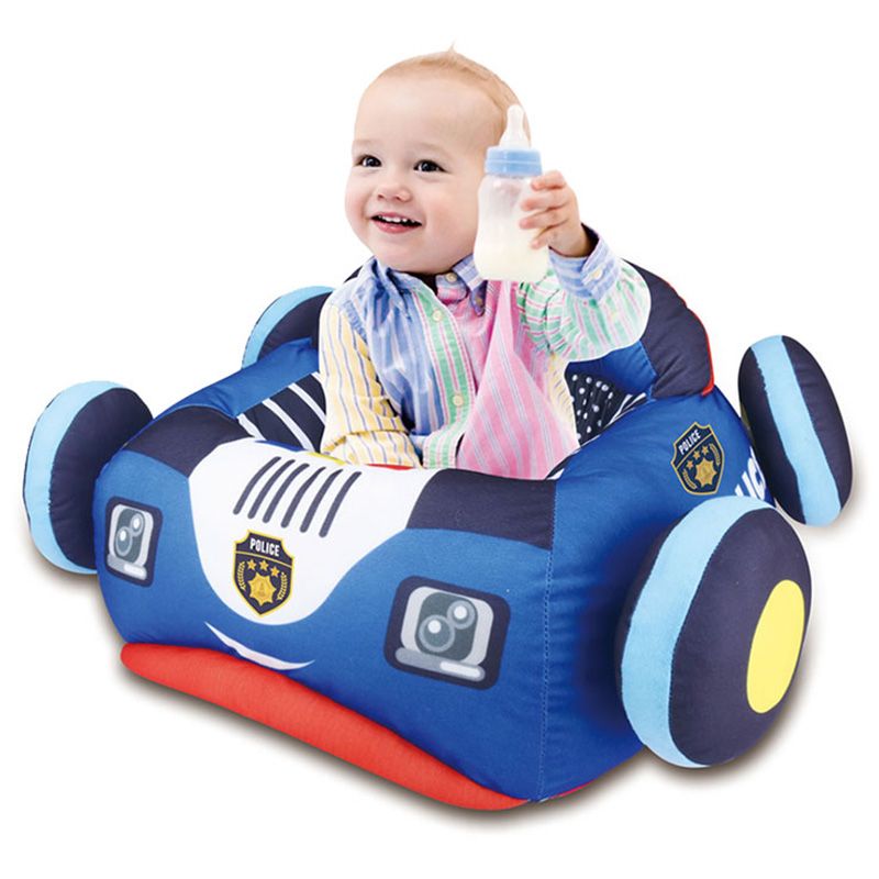 Little Angel - Baby Play Gym Comfy Car - Blue_6m