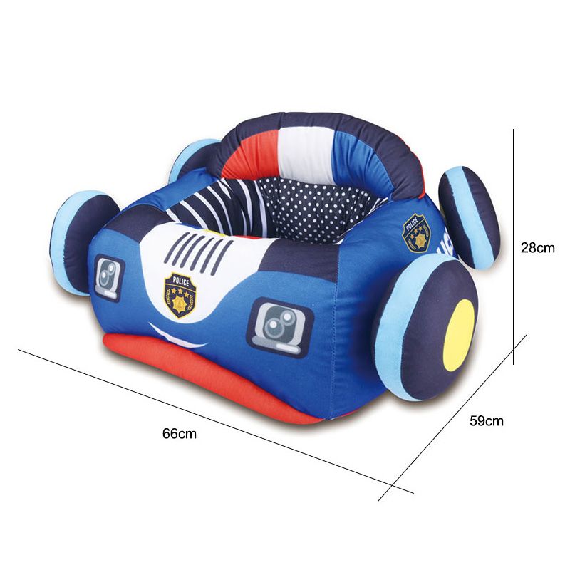 Little Angel - Baby Play Gym Comfy Car - Blue_6m