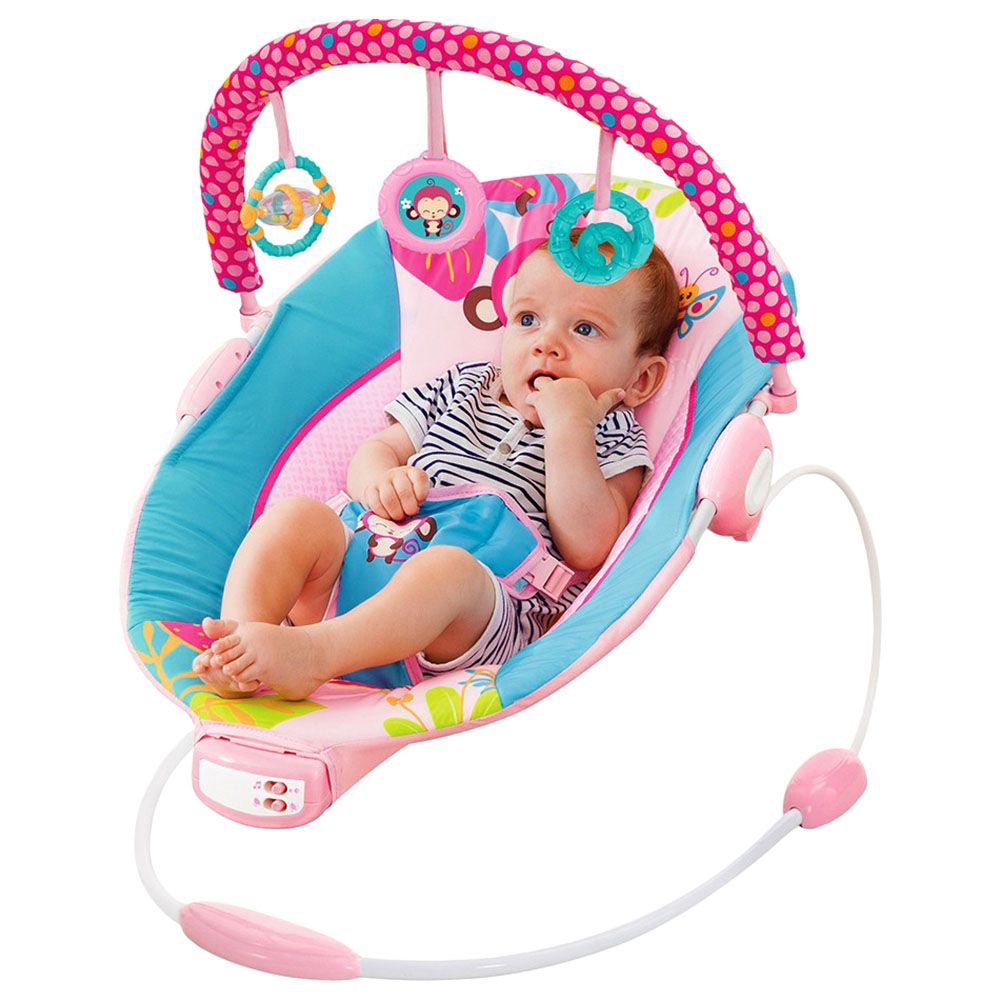 Mastela - Baby Bouncer For Newborn To Toddler 6+ Month- Pink