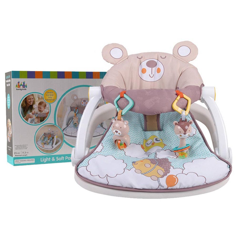 Little Angel - Baby Activity Booster Seat - Brown