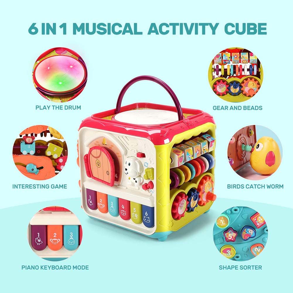 Little Angel - Baby Toys Activity Cube Toy for 18+ Months