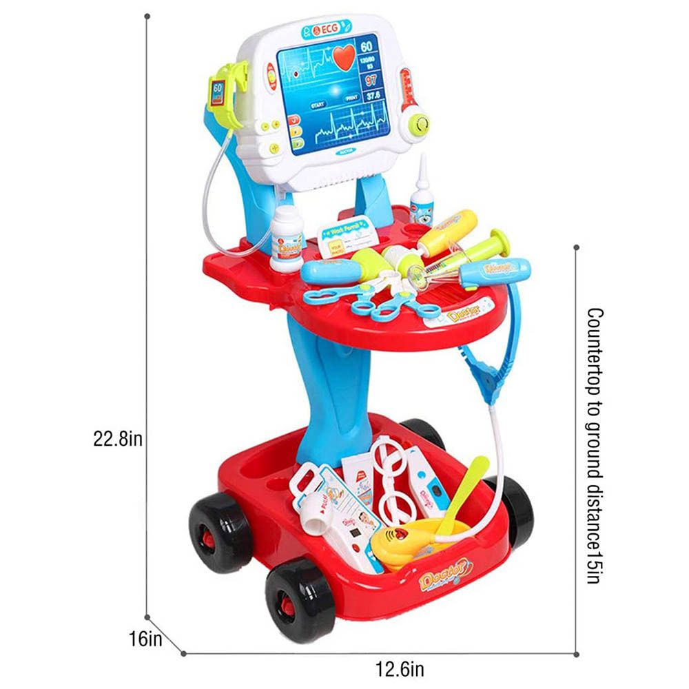 Little Angel - Kids Toys Doctor ECG Toy Set For Boys, 3+ Years