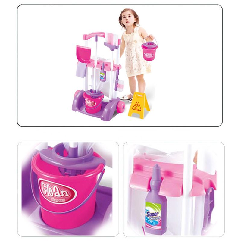 Little Angel - Kids Cleaning Helper Pretendplay Set - Multi_2y