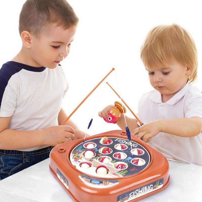 Goodway - Kids Toys Fishing Game - Brown