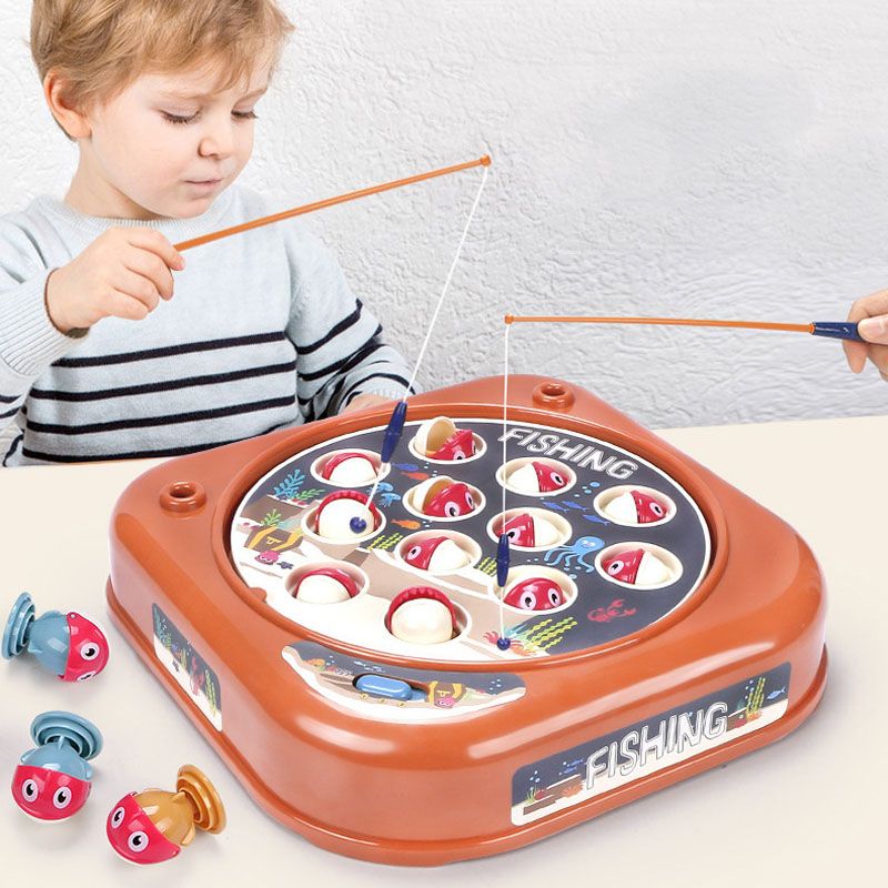 Goodway - Kids Toys Fishing Game - Brown