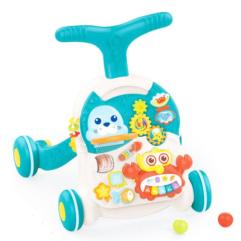 Huanger - Baby Walker & Activity Table 2-in-1 - Blue