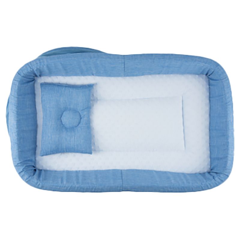 Little Angel - Baby Bed Travel Bassinet - Blue_3m