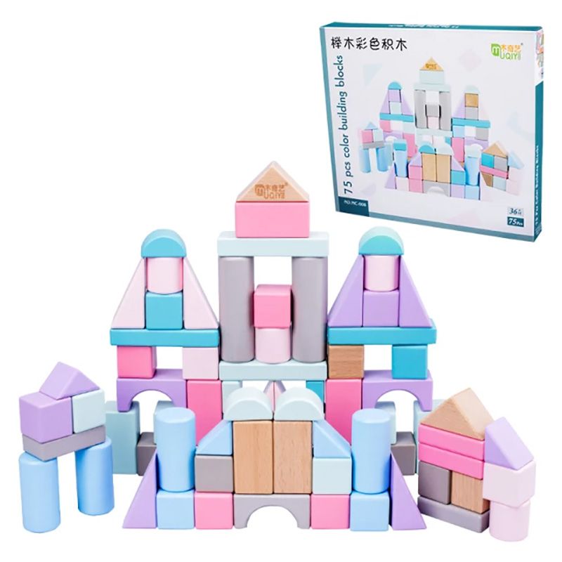 Little Angel - Colourful Building Block 75pcs