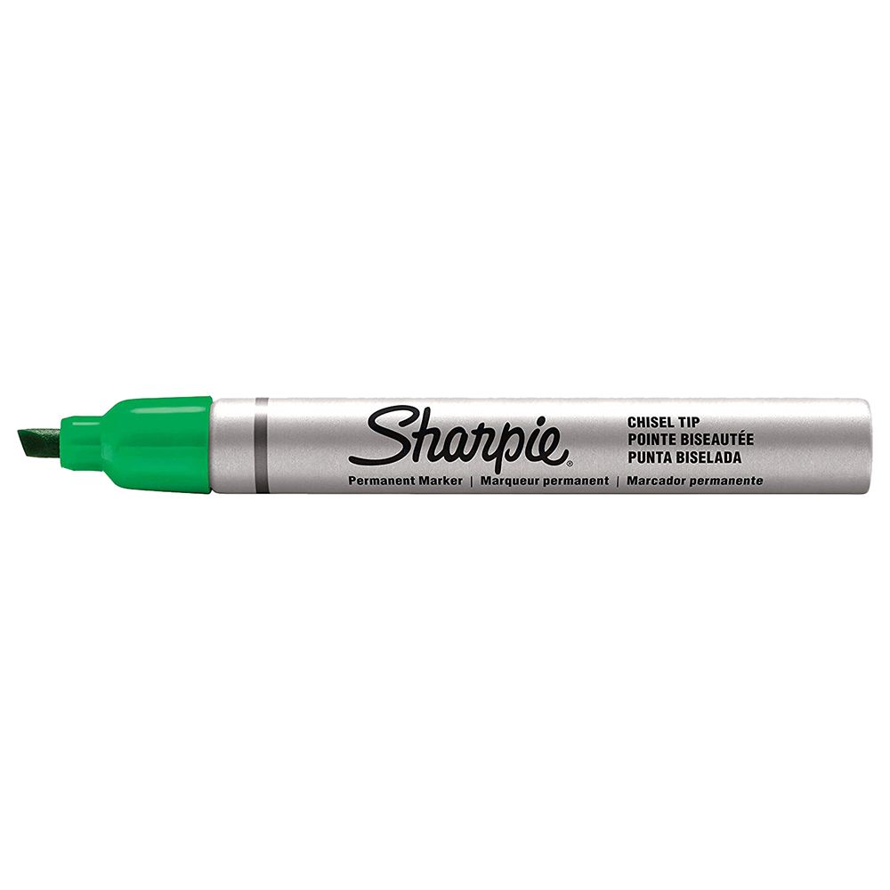 Sharpie Permanent Marker Small Chisel Tip Green