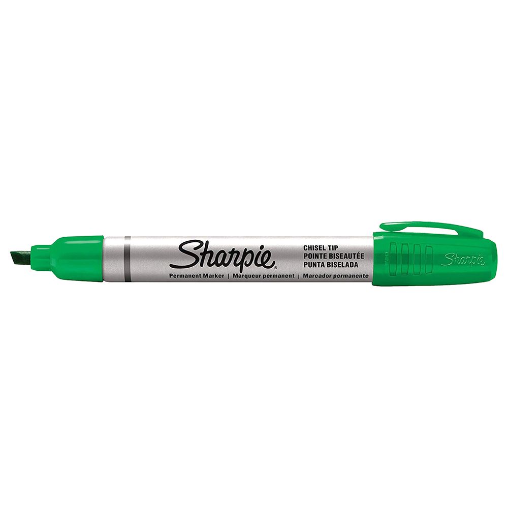 Sharpie Permanent Marker Small Chisel Tip Green