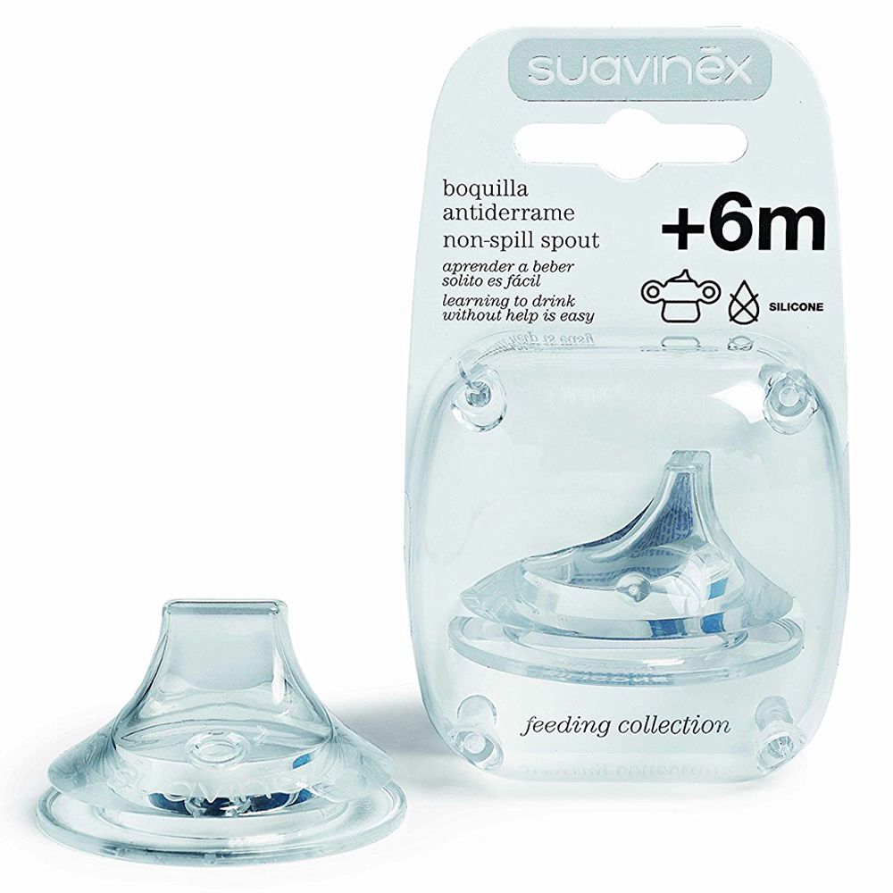 Suavinex - Spare Non Split Spout Silicone Teat 4 M+