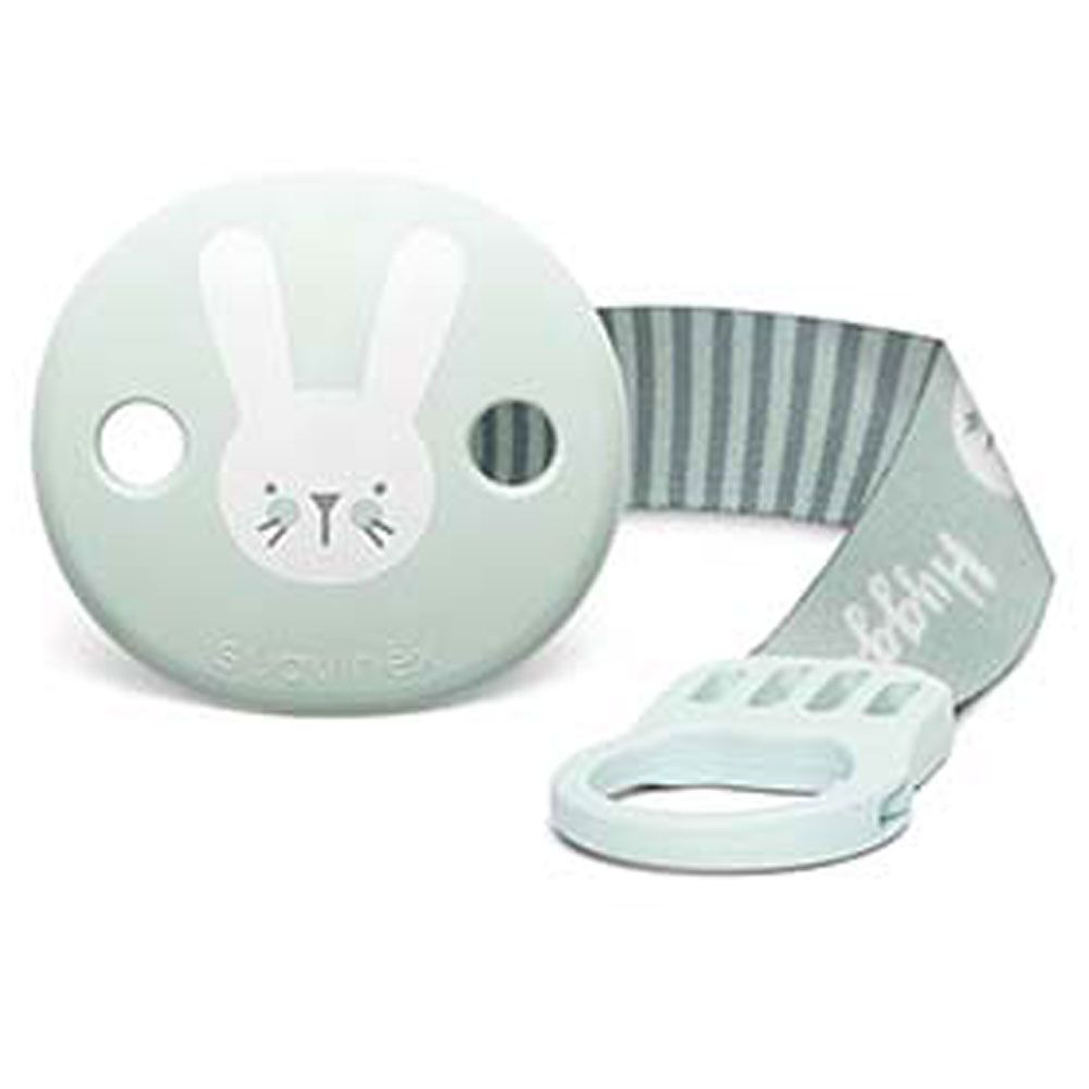 Suavinex - Soother Clip With Ribbon - Hygge Green