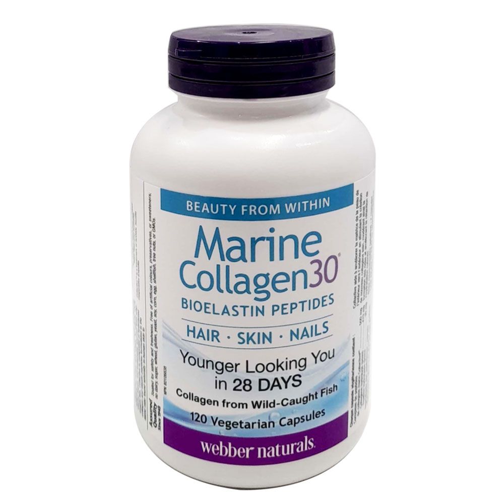 Webber Natural - Marine Collagen 30 Bioelastin Peptides - 120's