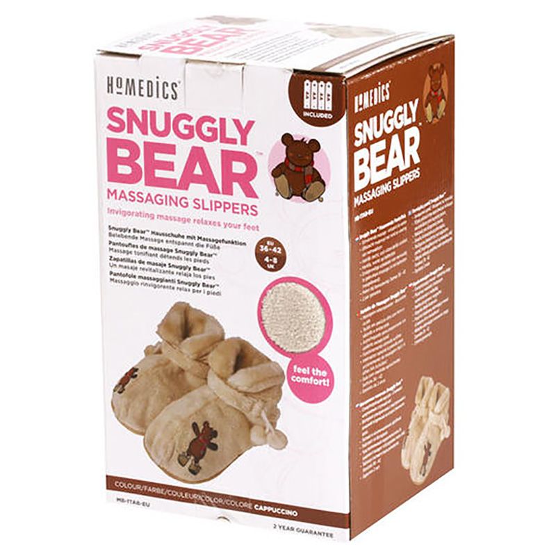 Homedics - Snuggly Bear Massage Slippers