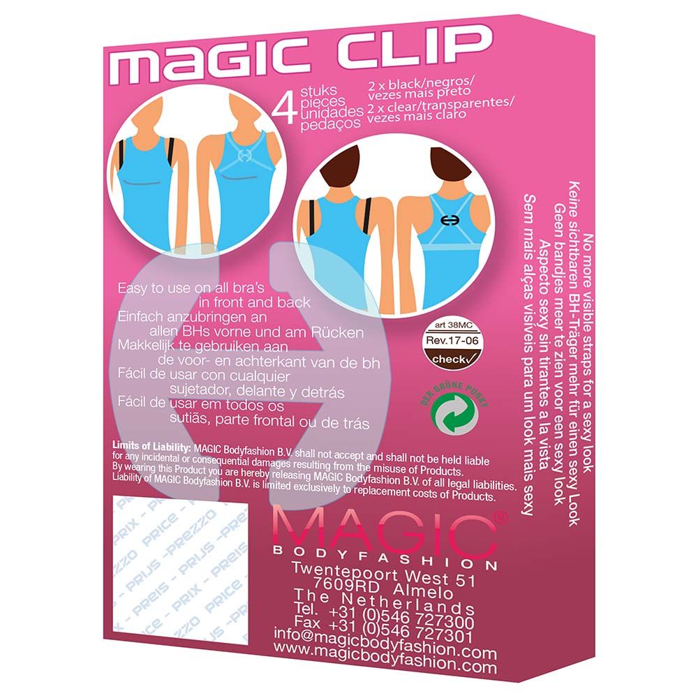 Klynn - Magic Body Fashion - Magic Clip - Black/Clear_1Z