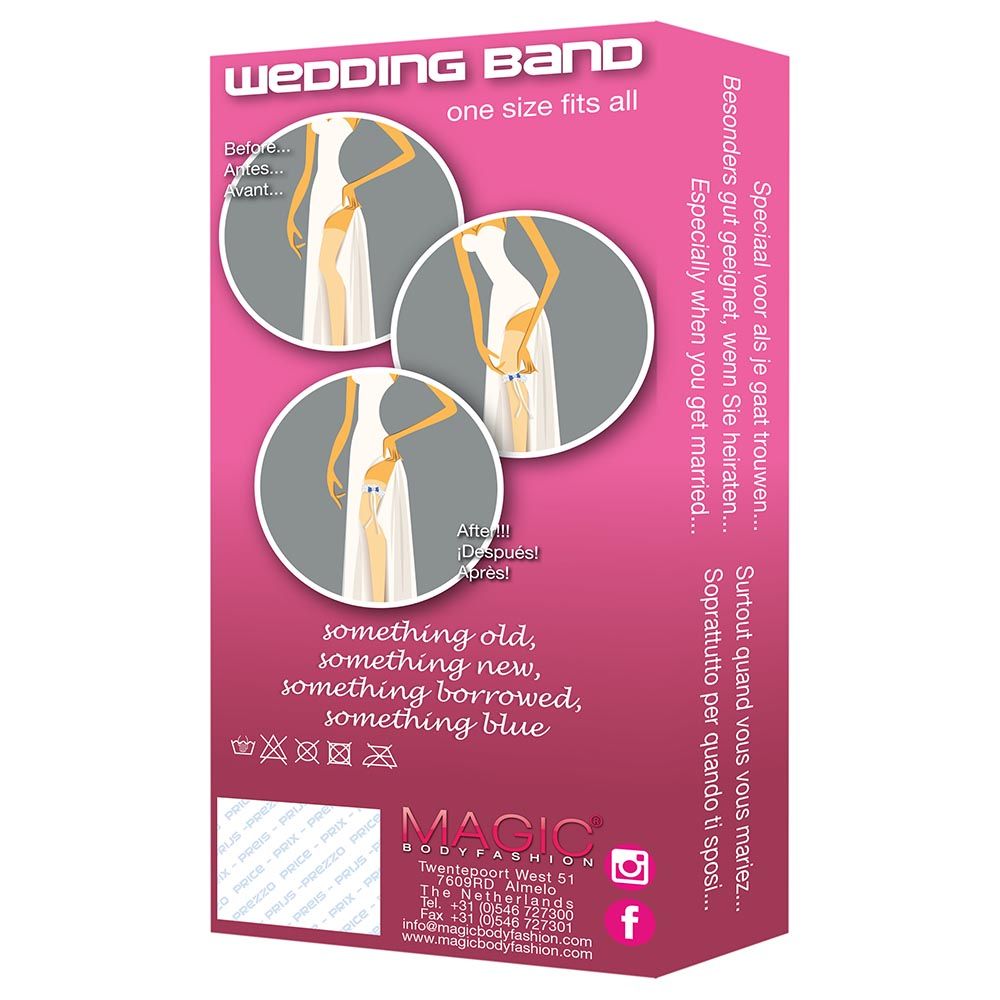 Klynn - Magic Body Fashion - Wedding Band - White/Blue_1Z