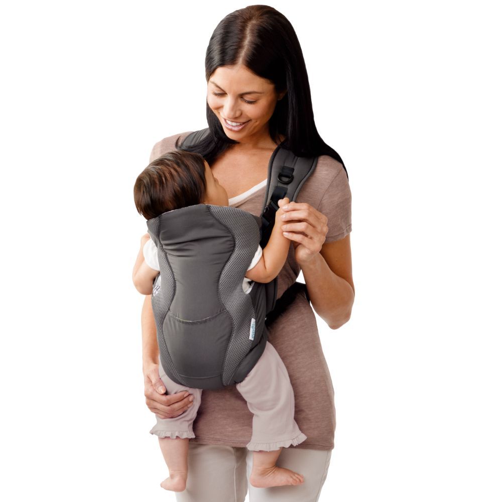 Evenflo - Breathable Infant Carrier - Grey Chevron