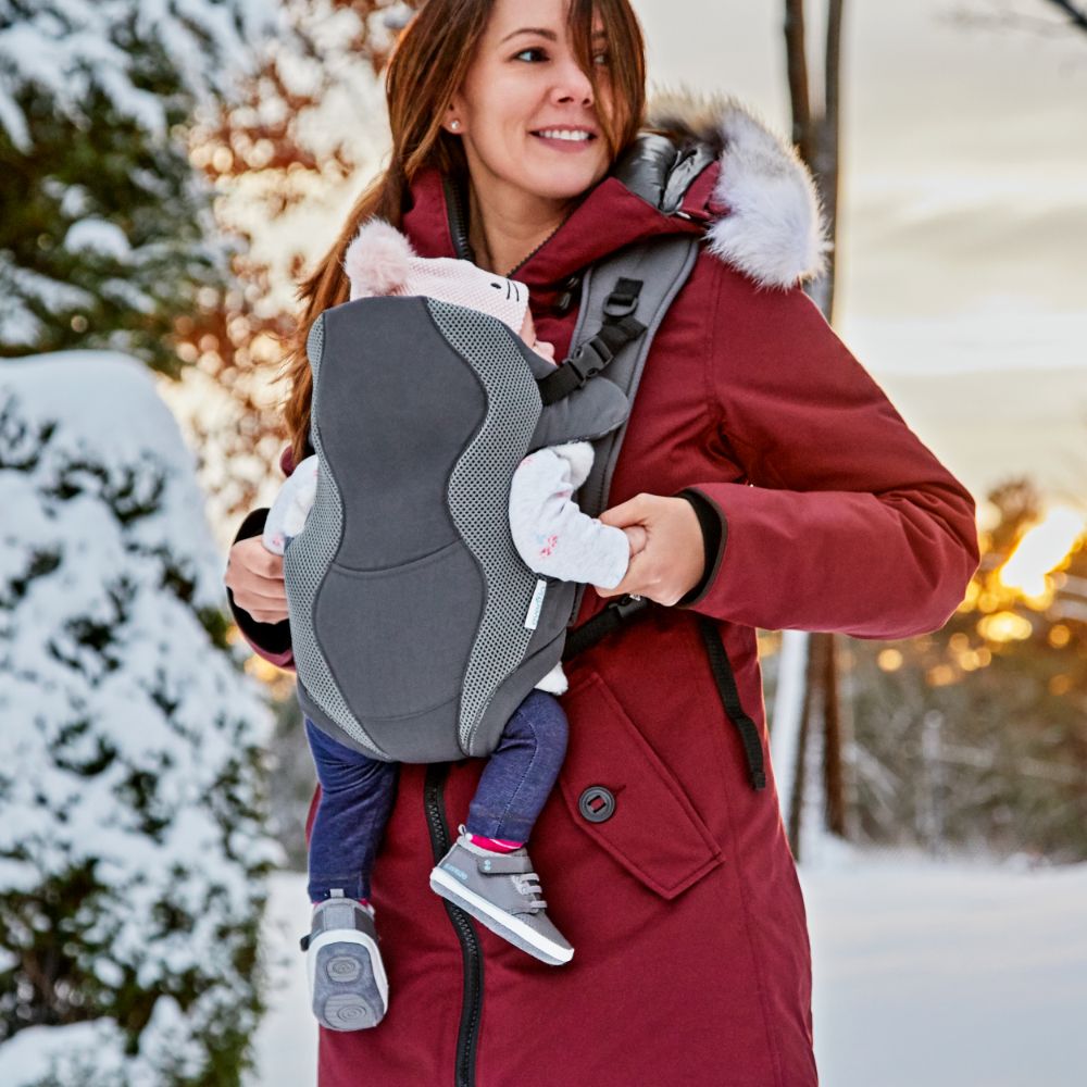 Evenflo Breathable Infant Carrier Grey Chevron Buy at Best Price from Mumzworld United Arab Emirates