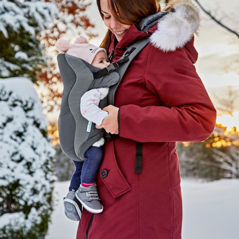 Evenflo - Breathable Infant Carrier - Grey Chevron