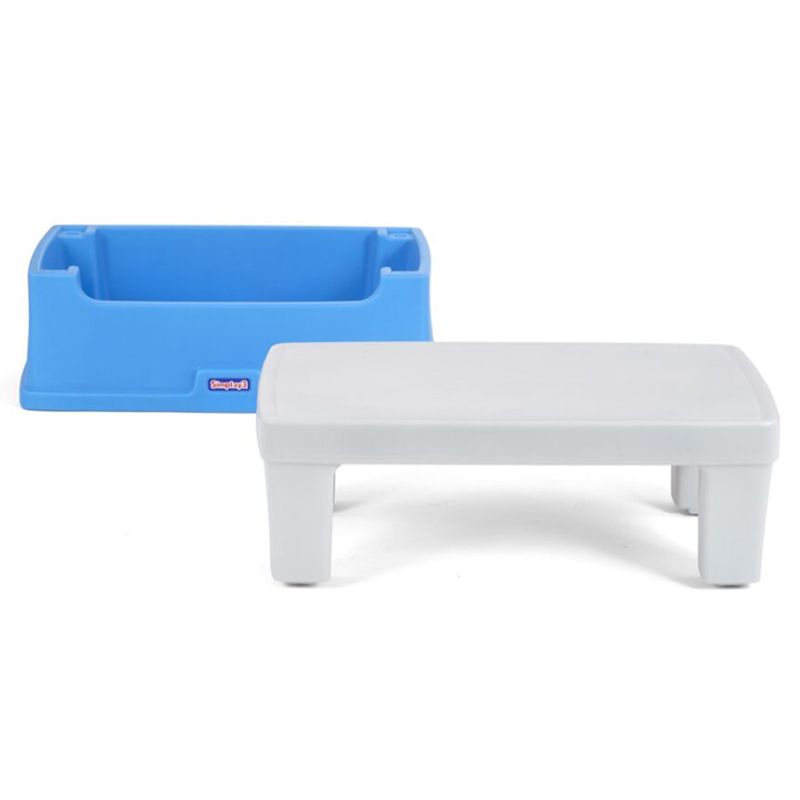 Simplay3 - Play Around Toy Box Table - Grey/Blue