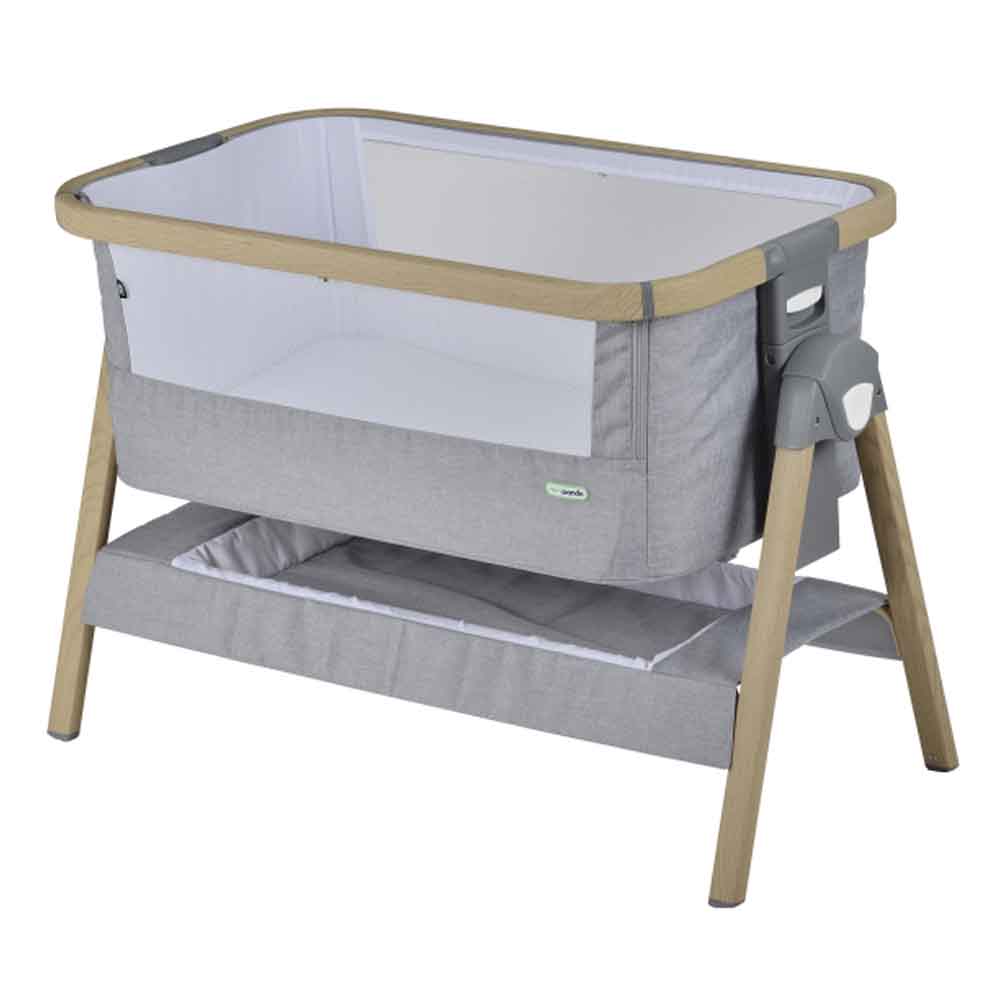 Mini Panda Natural Co sleeper Baby Crib 0 6m Light Grey Buy at Best Price from Mumzworld