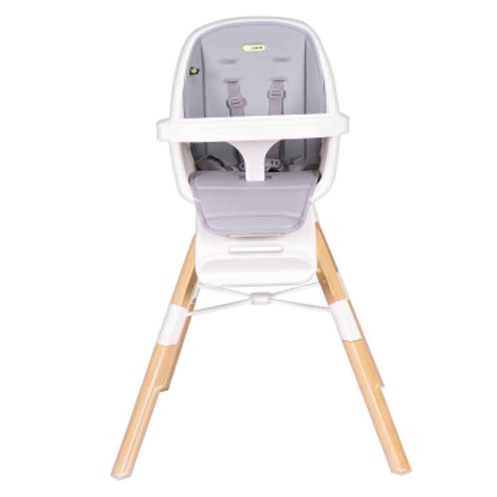 Mini Panda - Eat and Learn 4-in-1 High Chair 6m-10y - Silver