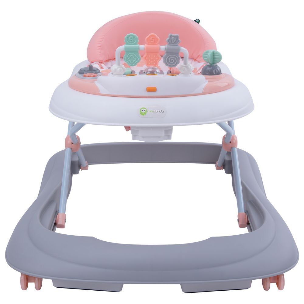 Mini Panda A-B-C Learning Activity Baby Walker - Pink