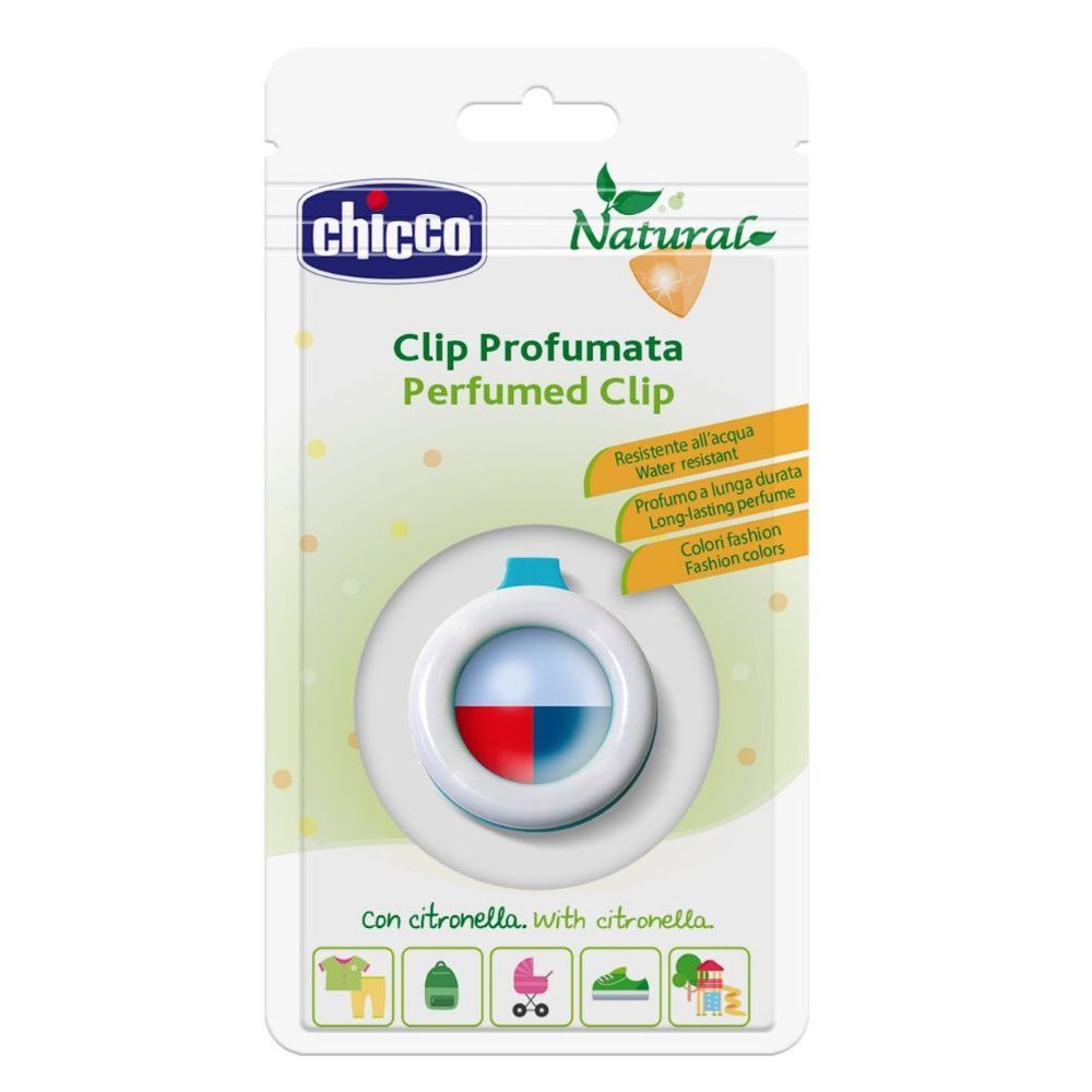 Chicco Perfumed Clips Mosquito Repellant 3y+ - Assorted