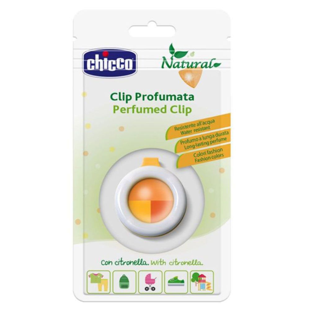 Chicco Perfumed Clips Mosquito Repellant 3y+ - Assorted