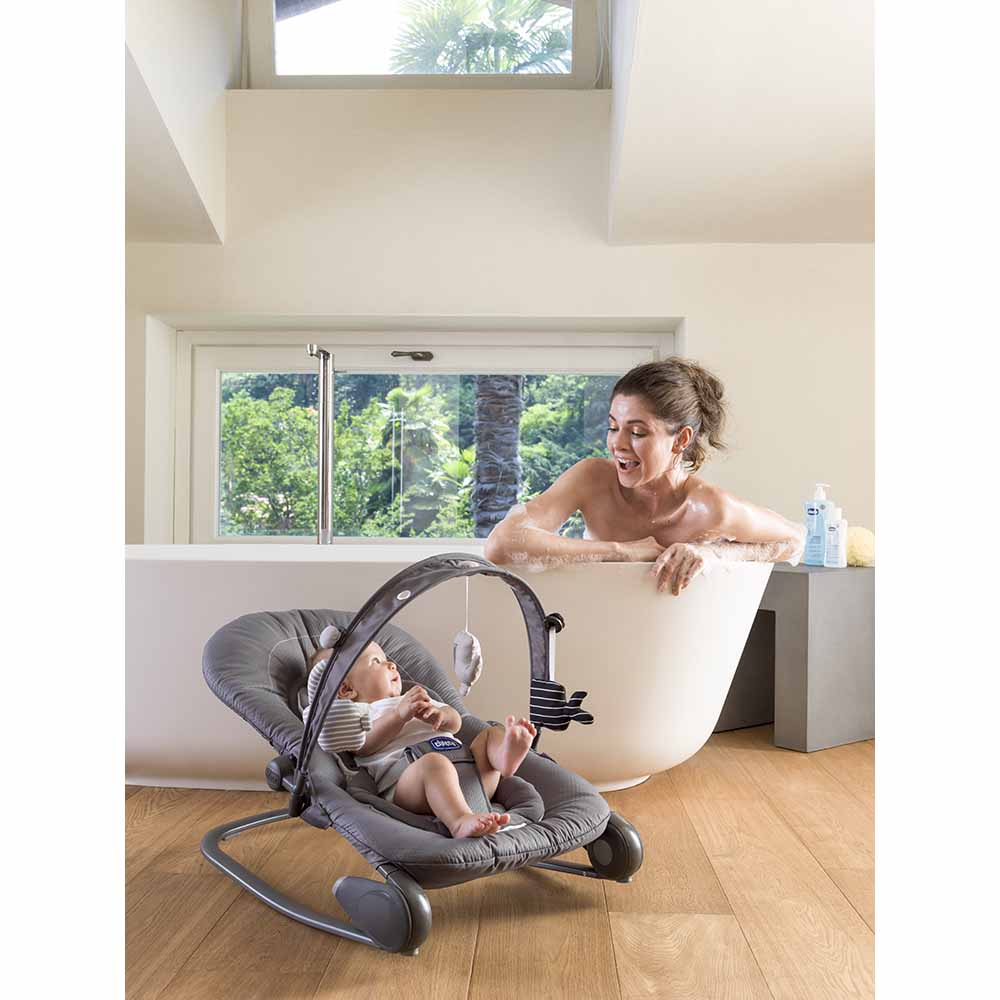 Chicco hoopla bouncer grey deals