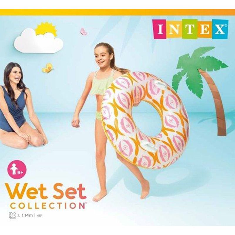 Intex - Timeless Printed Tube - Inflatable Pool Ring