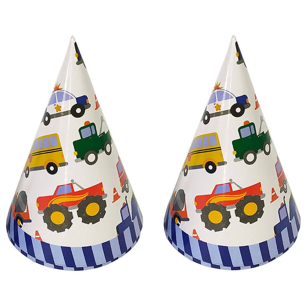 Brain Giggles - Transport Theme Disposable Tableware 136pcs