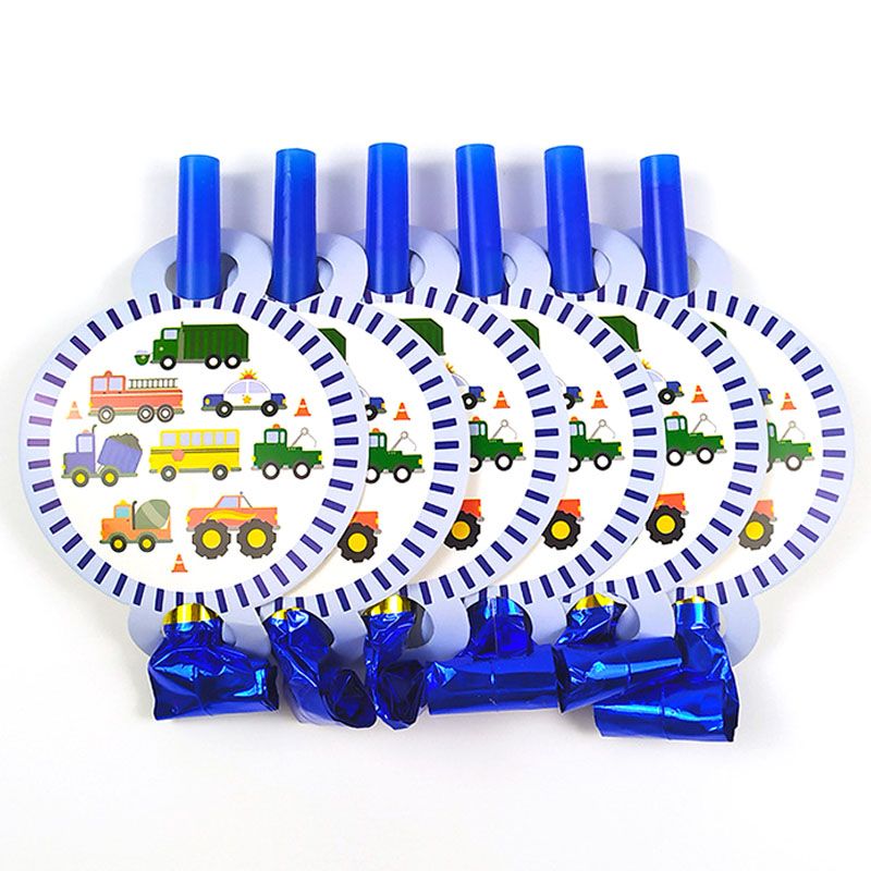 Brain Giggles - Transport Theme Disposable Tableware 136pcs