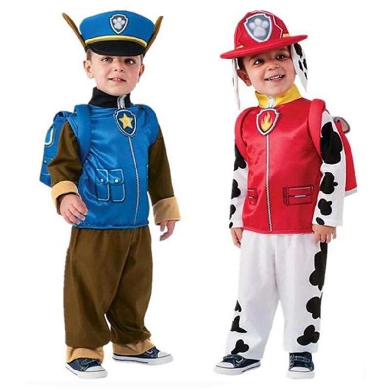 Brain Giggles - Paw Patrol Chase Costume - Blue/Brown