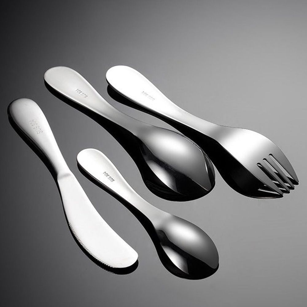 Brain Giggles - Children Stainless Steel Cutlery Set 4pc