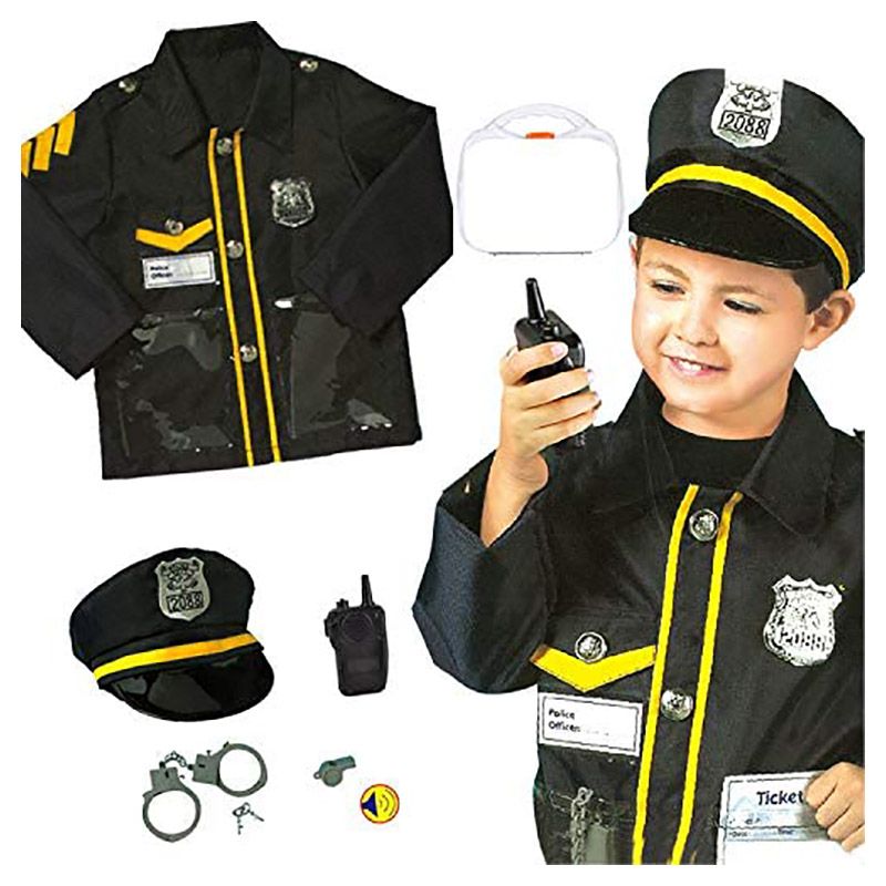 Brain Giggles - Kids Police Office Halloween Costume