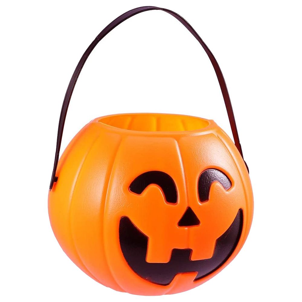 Brain Giggles - Halloween Pumpkin Lantern Candy Bucket - L - 17cm