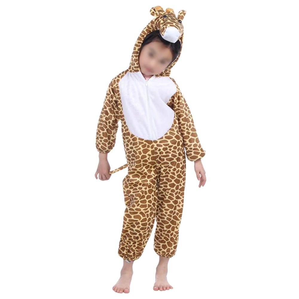 Brain Giggles - Giraffe Animal Costume For Kids - Yellow