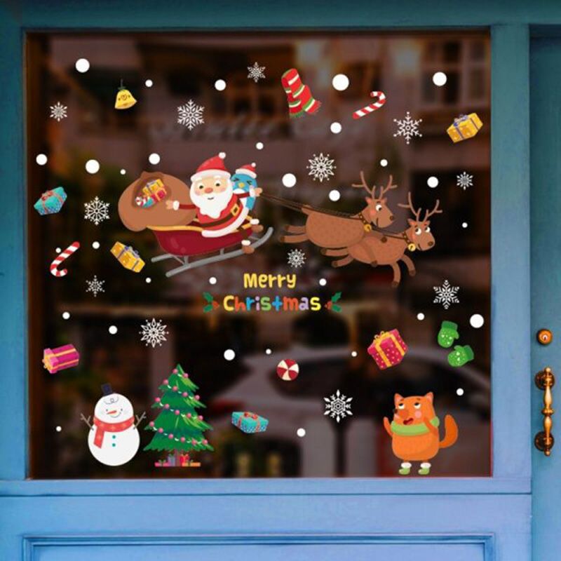 Brain Giggles 4 Sheet Christmas Window Decals