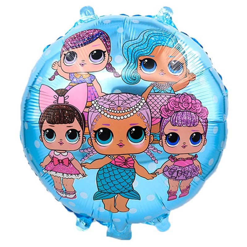 Brain Giggles - 5-in-1 Lol Theme Foil Balloon Set