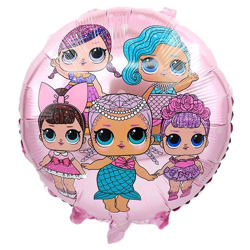 Brain Giggles - 5-in-1 Lol Theme Foil Balloon Set