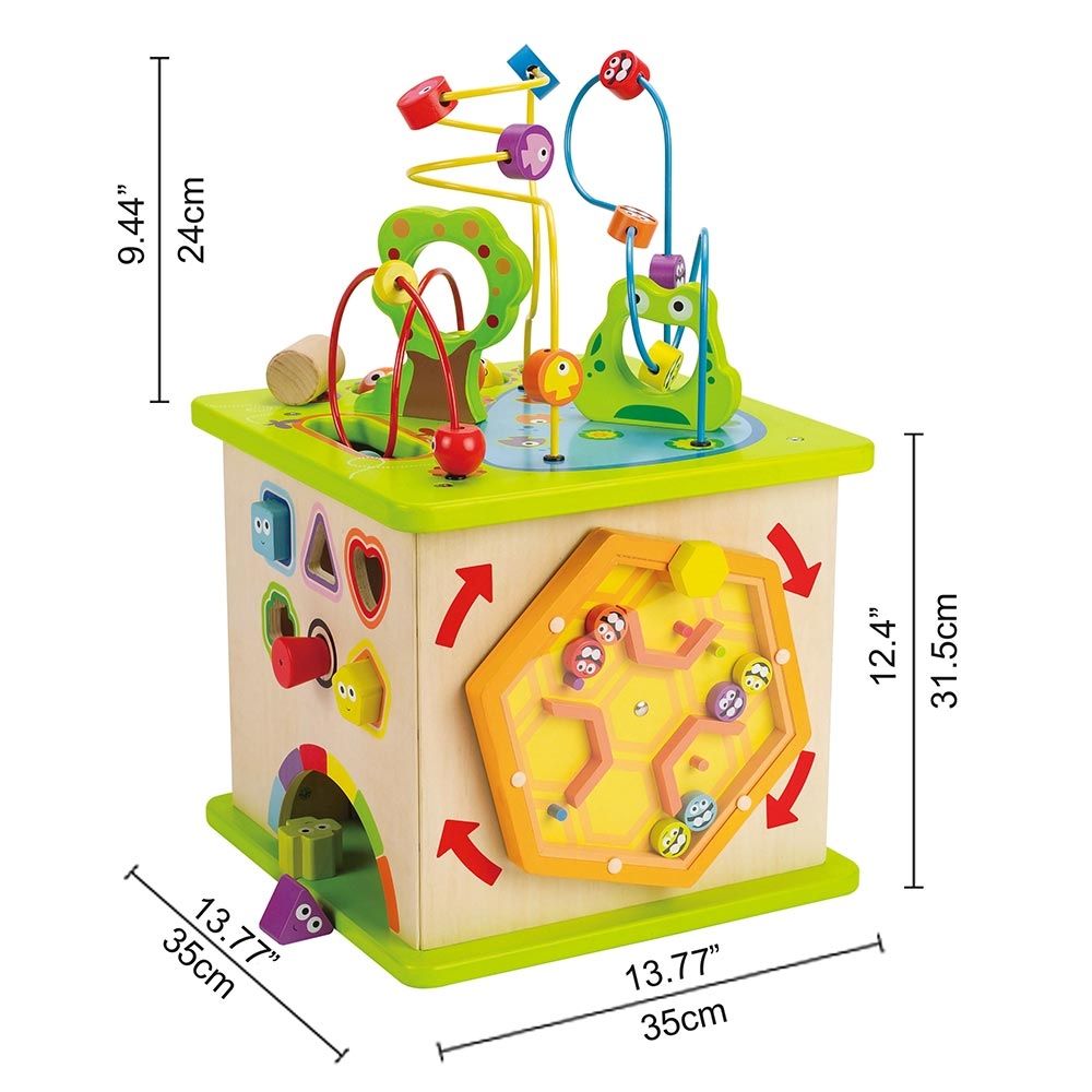 Hape - Country Critters Play Cube