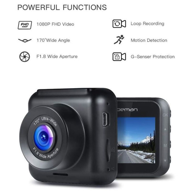 Apeman - C420 Dash Cam - Black