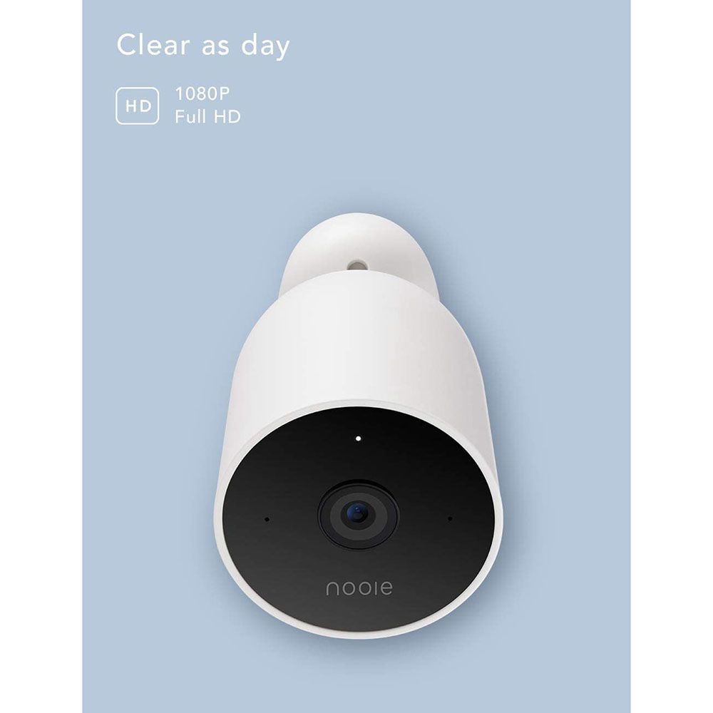 Nooie - Security Camera Outdoor - White