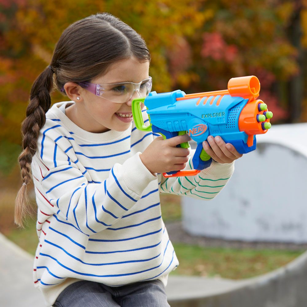 Nerf - Elite Junior Easy Play Explorer Foam Blaster