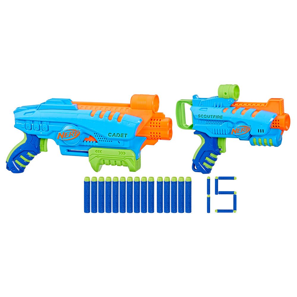 Nerf - Elite Junior Easy Play Blasters Ultimate Set - 2pcs