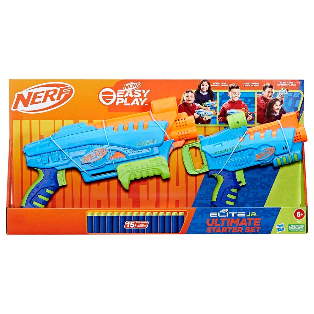 Nerf - Elite Junior Easy Play Blasters Ultimate Set - 2pcs