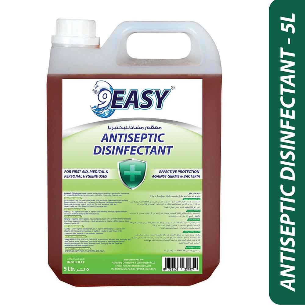 9EASY - Antiseptic Disinfectant 5L + 500ml