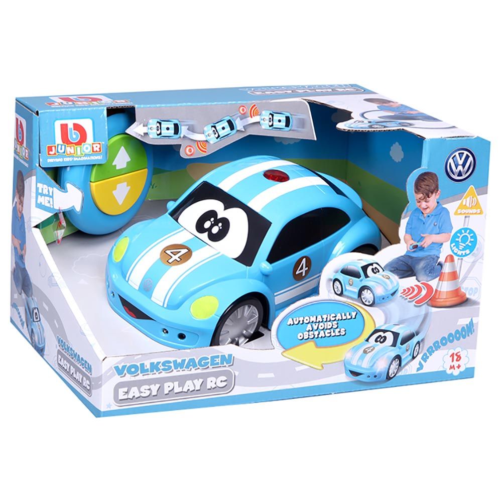 BB Junior - Volkswagen Easy Play RC Beetle Car - Blue